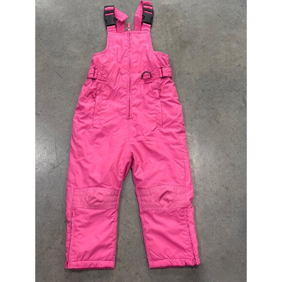 Arctic Hero Kids Insulated Pink Snow Bibs Size 4/5 - Picture 1 of 3